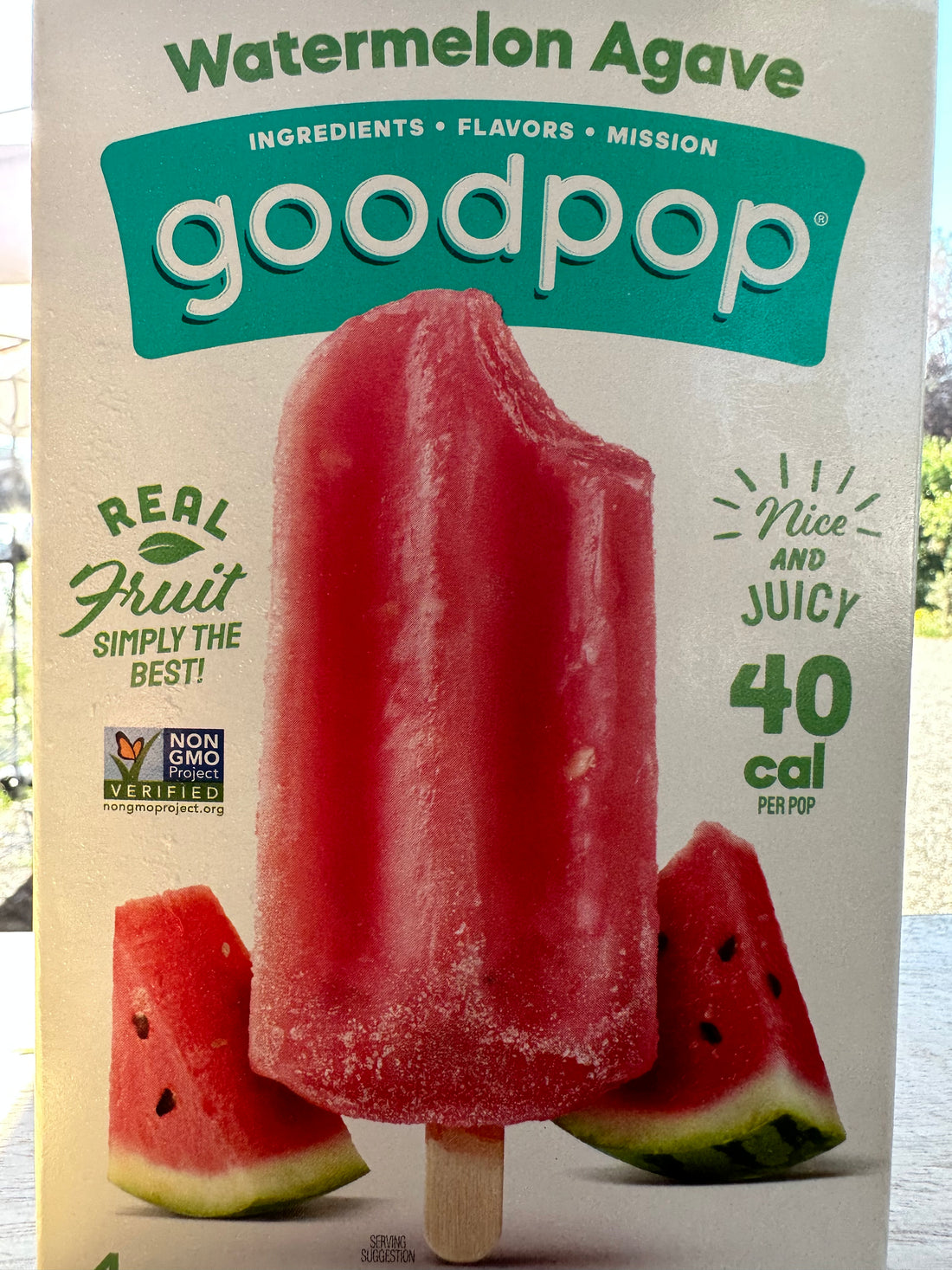 Good Pop WATERMELON AGAVE POPCICLE
